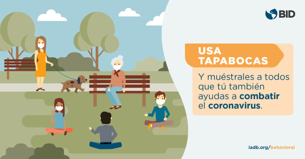 BID Economía del Comportamiento - Usa tapabocas