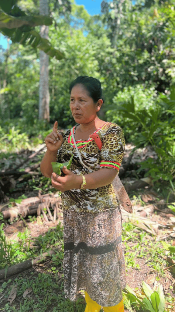 Guia turística indígena otorga explicaciones