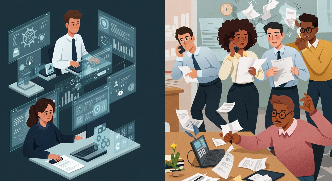 Trabajadores con organización y si ella