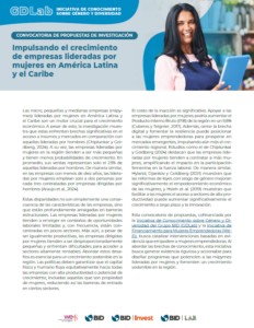 Portada del folleto informativo de la convocatoria