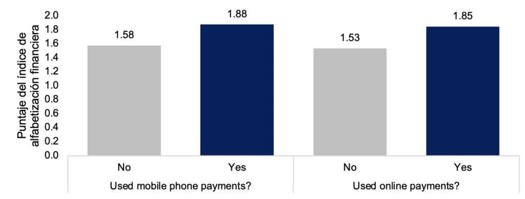 Alfabetización financiera y mecanismo de pago