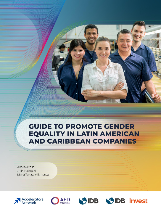 Portada de Guide to promote gender equality in latin american and caribbean countries