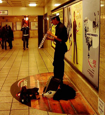 The metro/subway spots for music