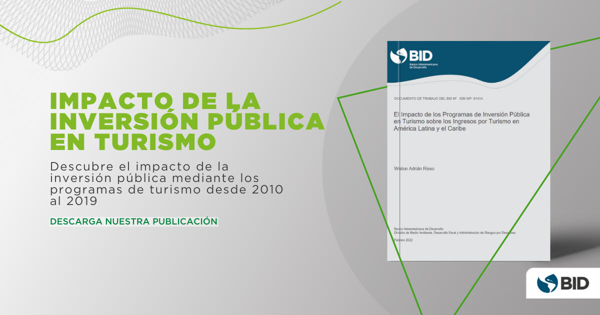Programas de inversión pública en Turismo Ingresos