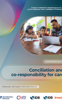 Cover for Conciliation and Co-responsibility for Care. Guide to Promote Gender Equality in Latin American and Caribbean Companies: Dimension 5 - Grievance Protocol - Inter American Development Bank - IDB