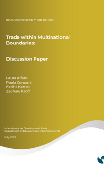 IDB Publications - Thumbnail-  Trade Within Multinational Boundaries: Discussion Paper