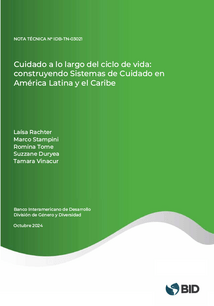 Cuidado a lo largo del ciclo de vida Spanish cover - Inter American Development Bank - Publications