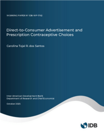 Cover for Direct-to-Consumer Advertisement - Research - Inter American Development Bank - IDB