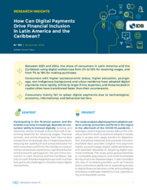 Cover for How Can Digital Payments - Research - Inter American Development Bank - IDB