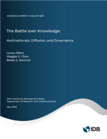 Cover for Battle over knowledge - Publications - Inter American Development Bank - IDB