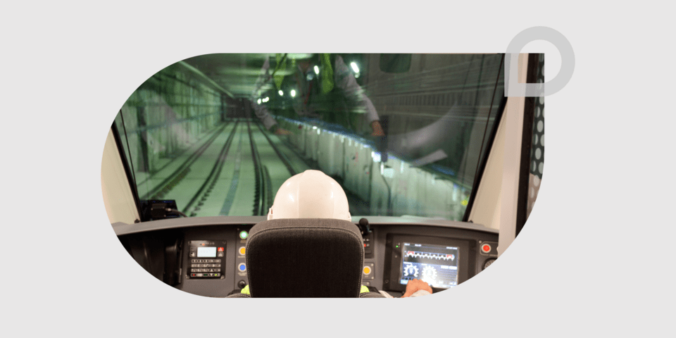 Subway driver through a tunnel - Inter American Development Bank - IDB Development Impact
