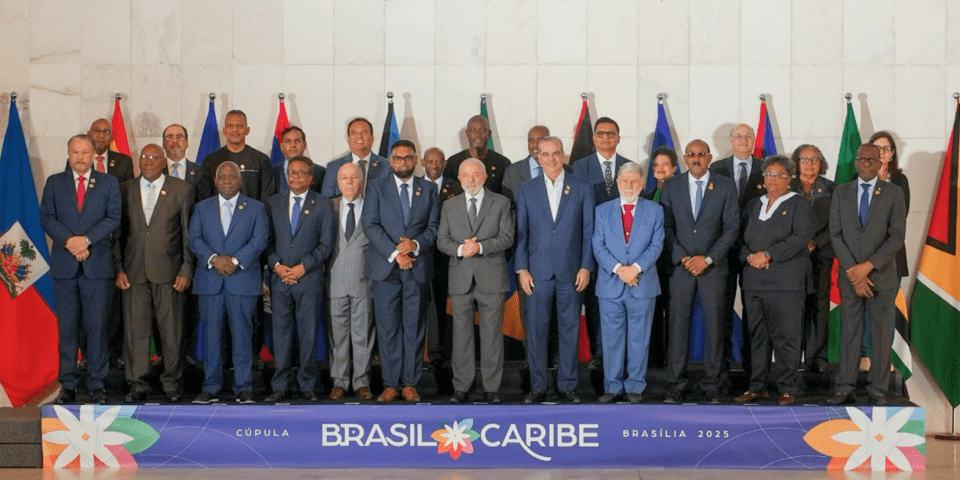 Executives standing - IDB Economic Integration - Inter American Development Bank IDB