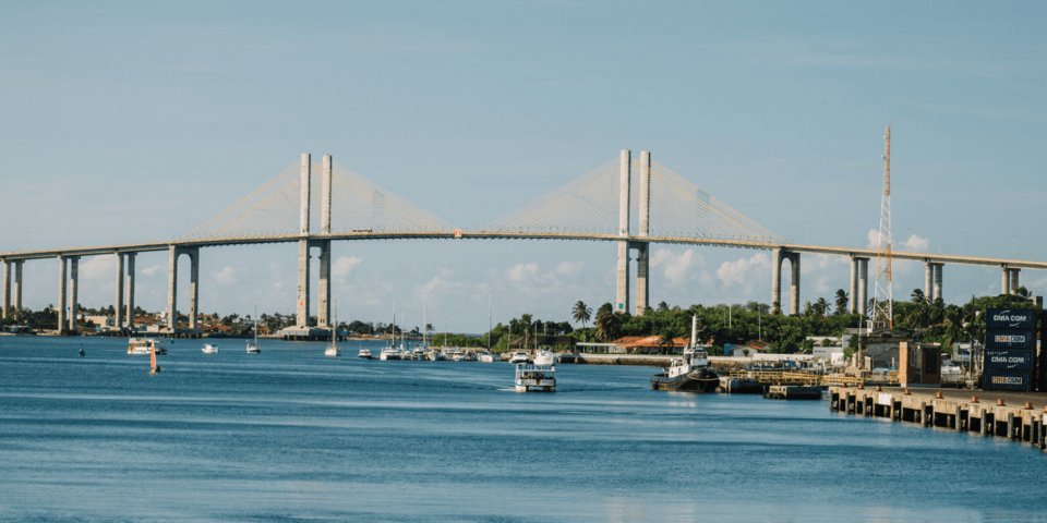 Bridge under the sea panoramic view - Inter American Development Bank - Infrastructure Development
