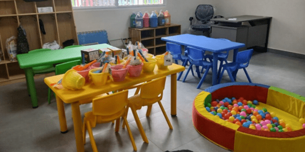 empty classroom