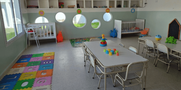 empty classroom