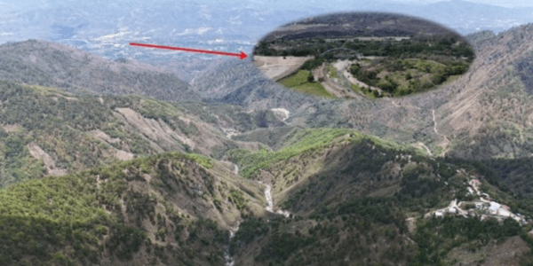 View of one of the watersheds along the CA-9 North section