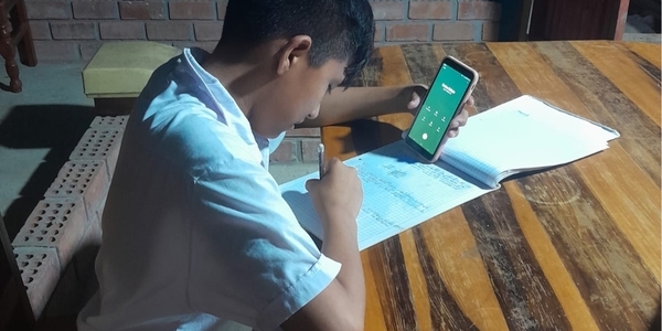 Can Phone Tutoring Help Students Not Give Up on Math? Evidence From Peru