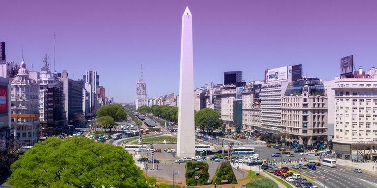 Vista panorámica del Obelisco en Buenos Aires. Argentina - Banco Interamericano de Desarrollo - BID  