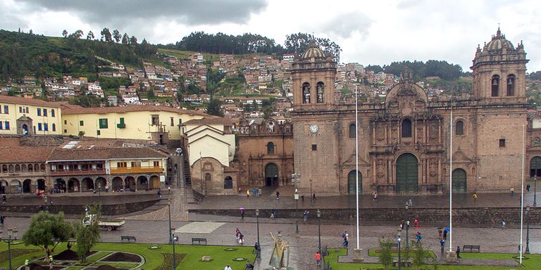 Vista panorámica de la Plaza de Armas del Cusco. Perú - Banco Interamericano de Desarrollo - BID  