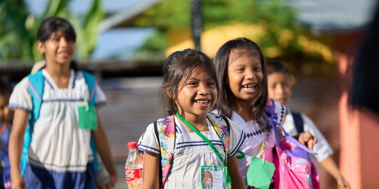 Students smiling - Improving - Inter American Development Bank - IDB
