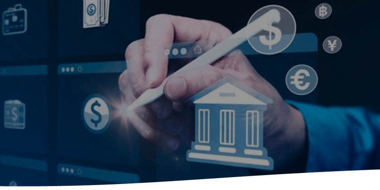 Hand with pen on digital screen - Inter American Development Bank - IDB Education