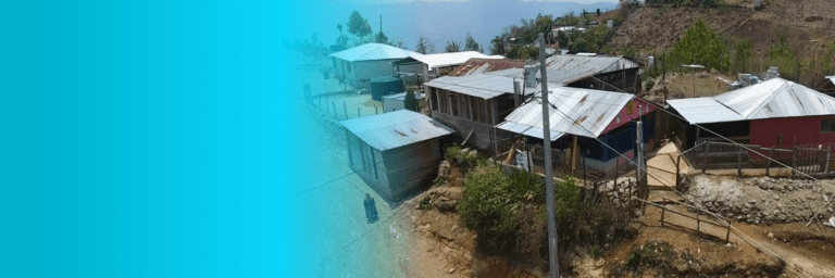 Houses over mountain - Inter American Development Bank - IDB Electricity