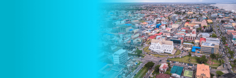 Panoramic view of Guyana city - Inter American Development Bank IDB - Social Protection