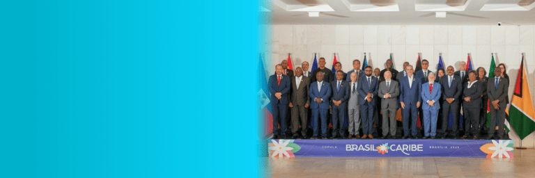 Executives standing - IDB Economic Integration - Inter American Development Bank IDB