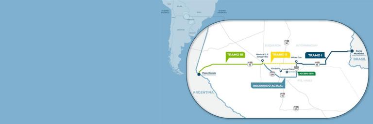Southern Cone for South America map - Inter American Development Bank - South Connection