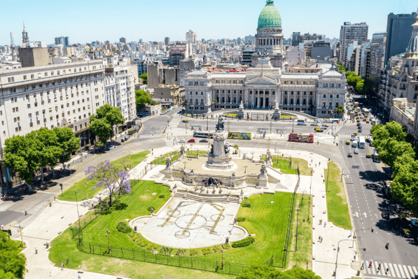 Aerial view Buenos Aires Argentina Fiscal Consolidation