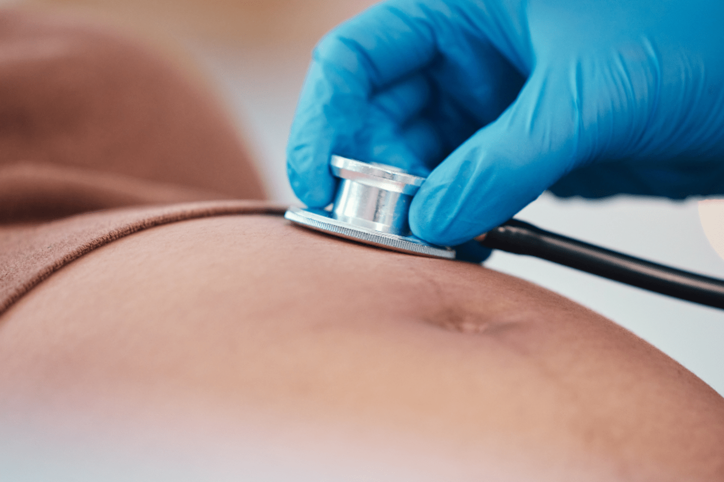 pregnant woman having a check up