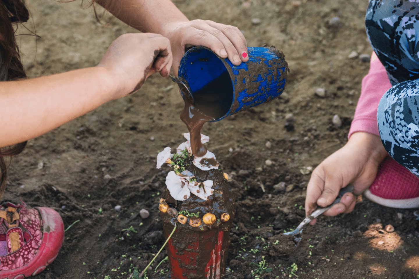 kids playing outside