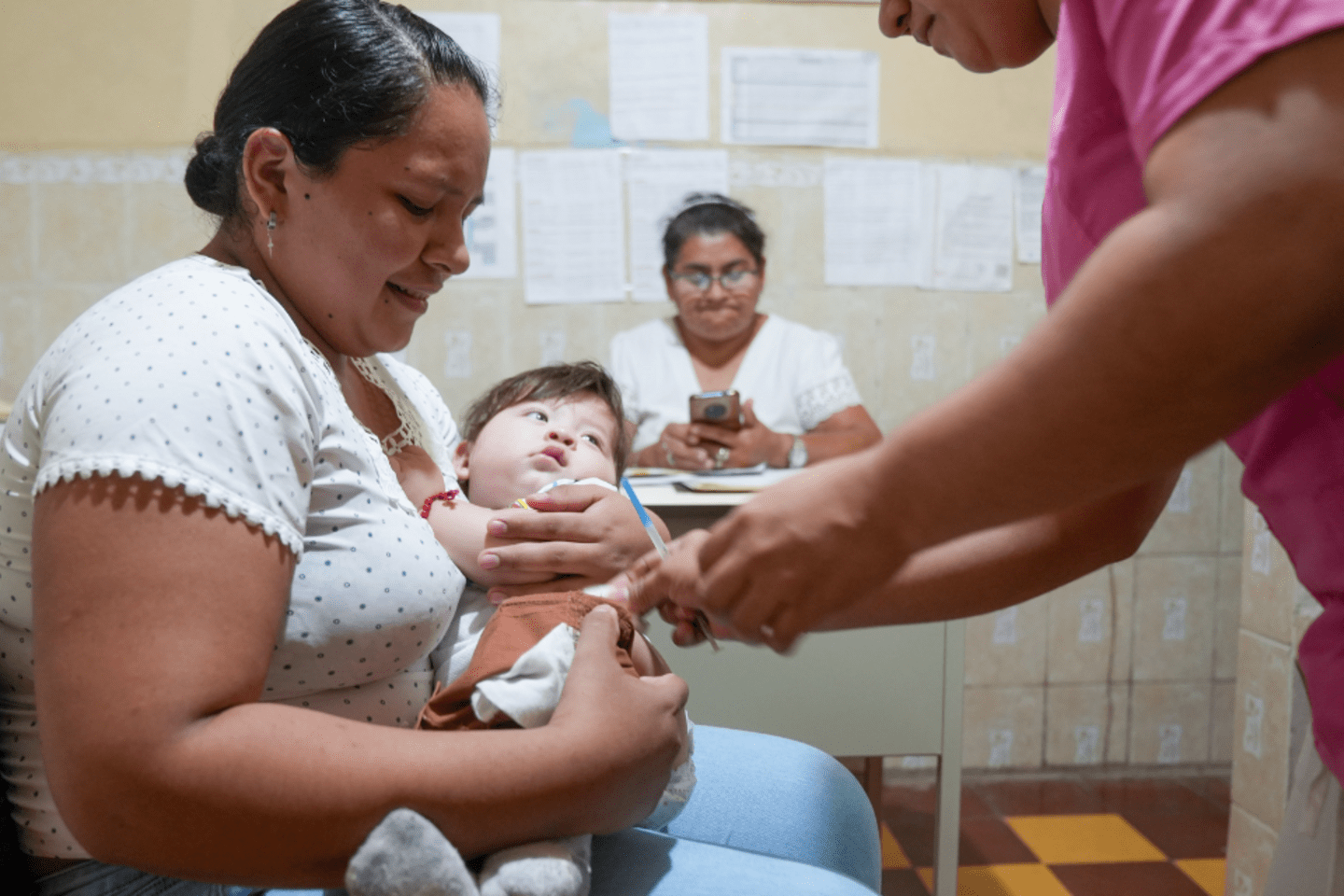 mother and child in the hospital