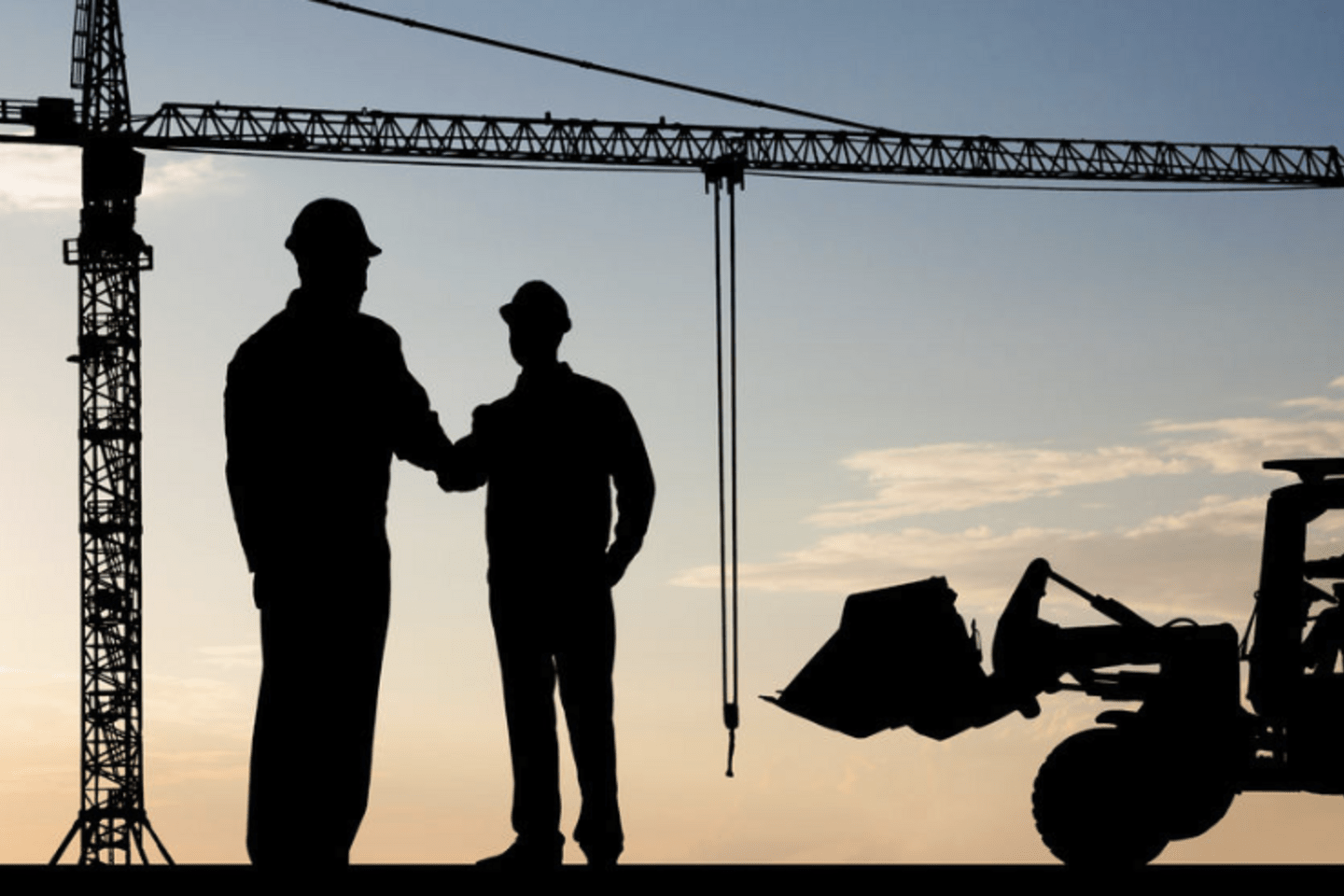 two men shaking hands