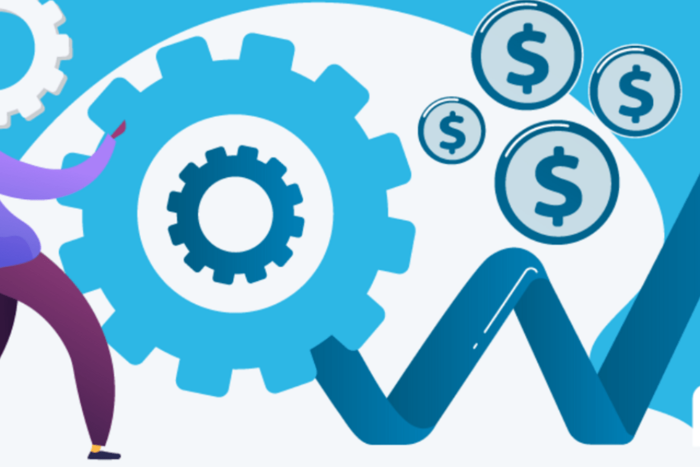 graphic in blue purple and grey 