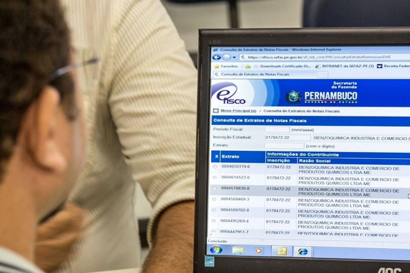 Nota fiscal eletronica Programa Profisco Pernambuco