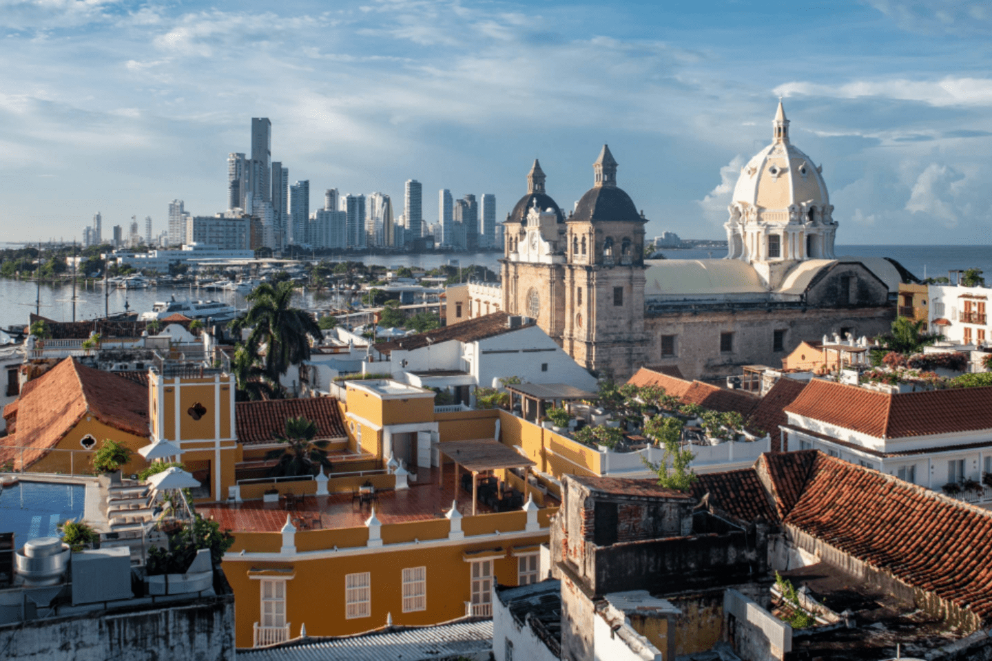 vista panoramica Cartagena de las Indias Colombia