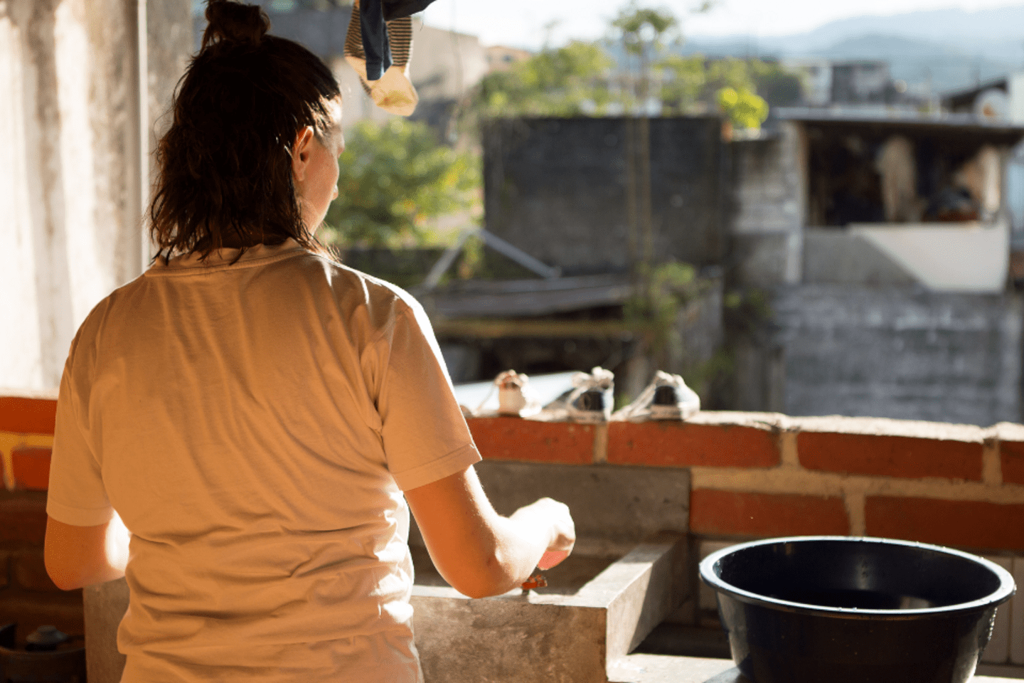 Woman cooking 