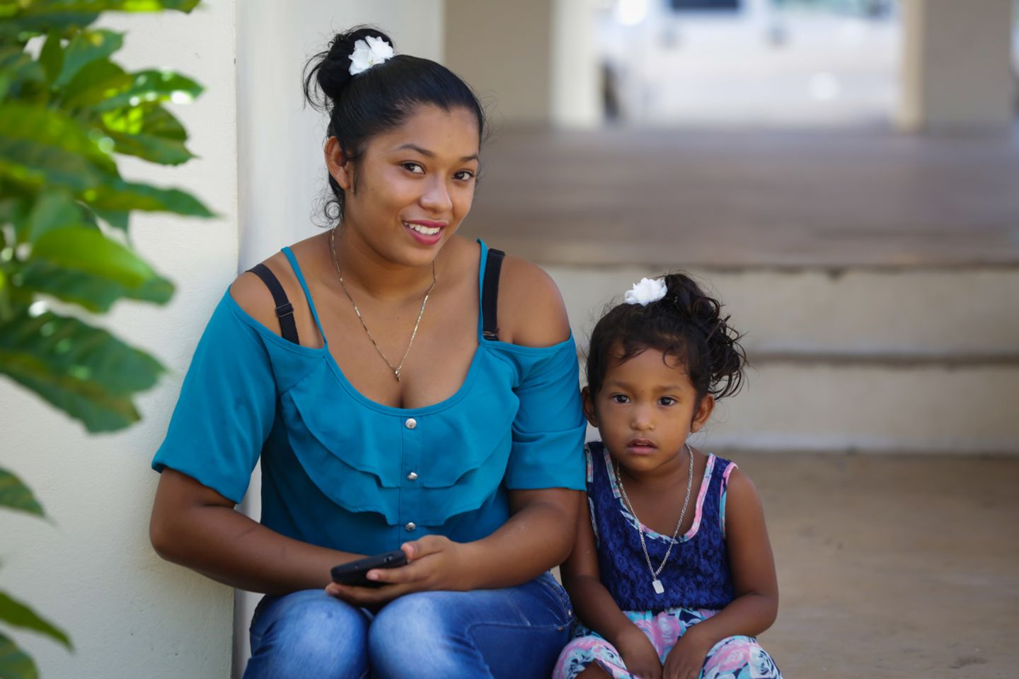 IDB-Health-Belizean Mother and Daughter