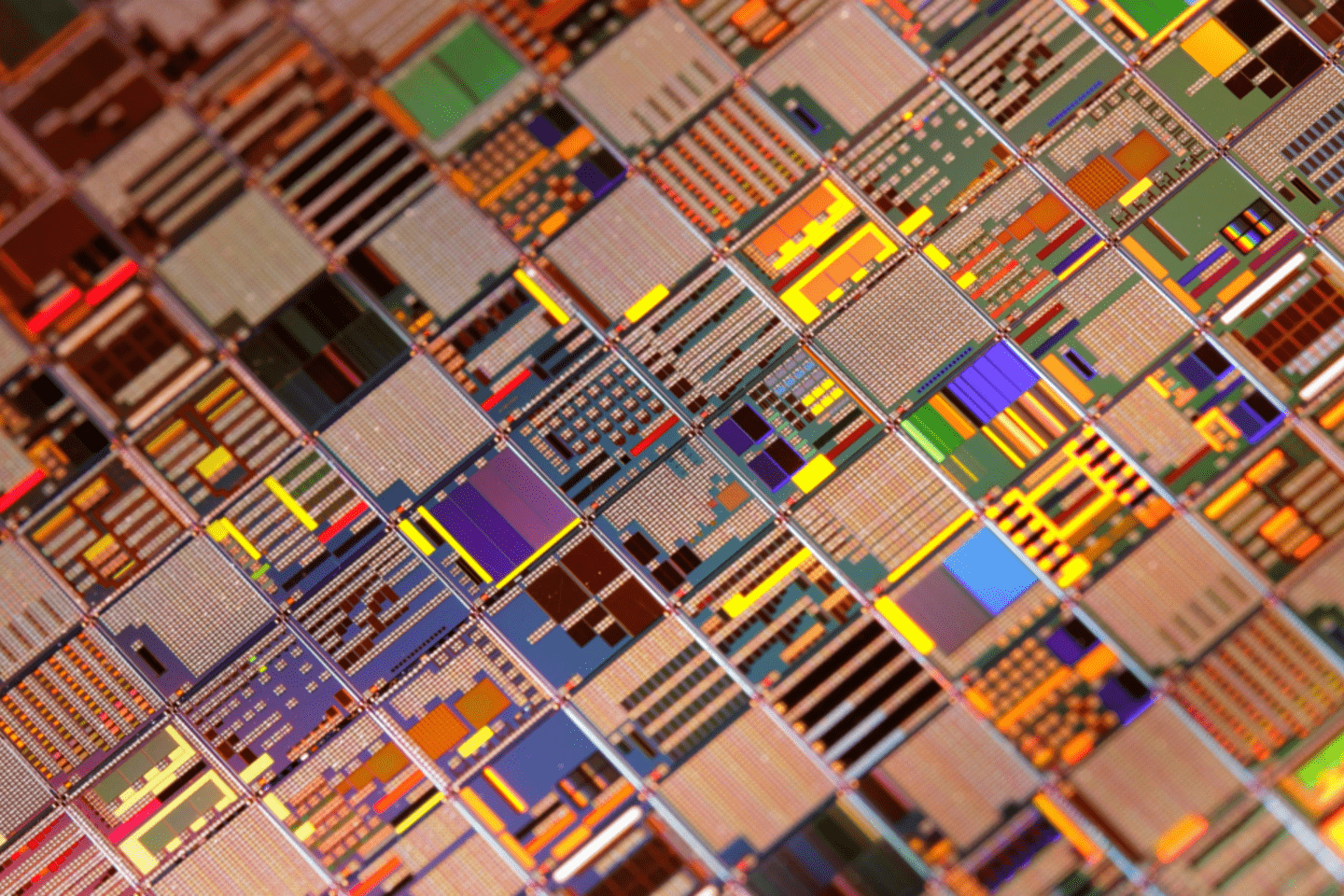 Semiconductor Wafer Close-up