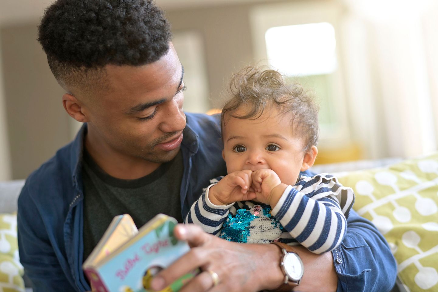  man and baby
