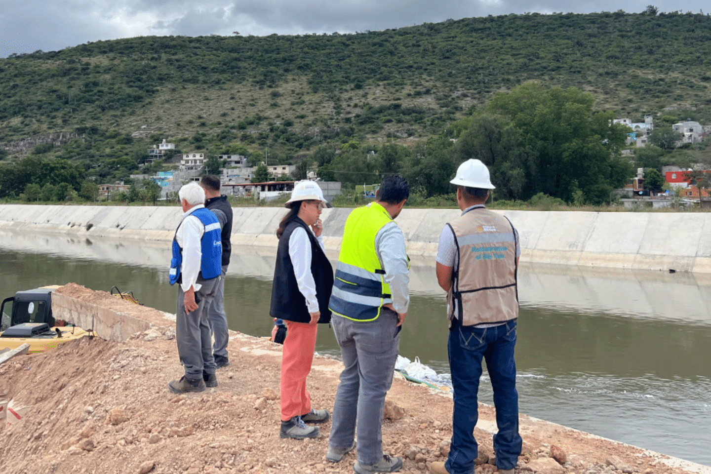Engineers visiting project site in Mexico