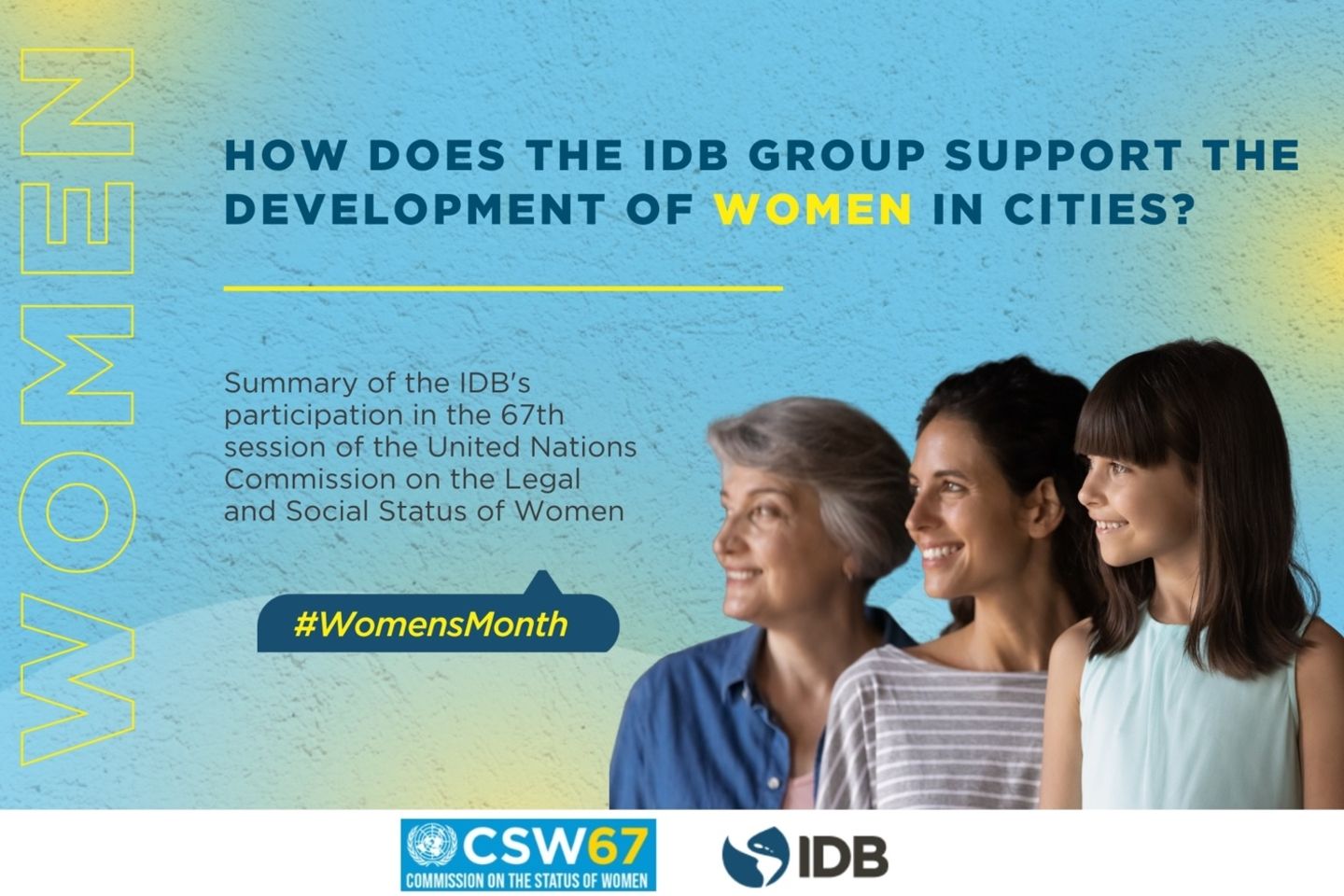 HOW DOES THE IDB SUPPORT WOMEN