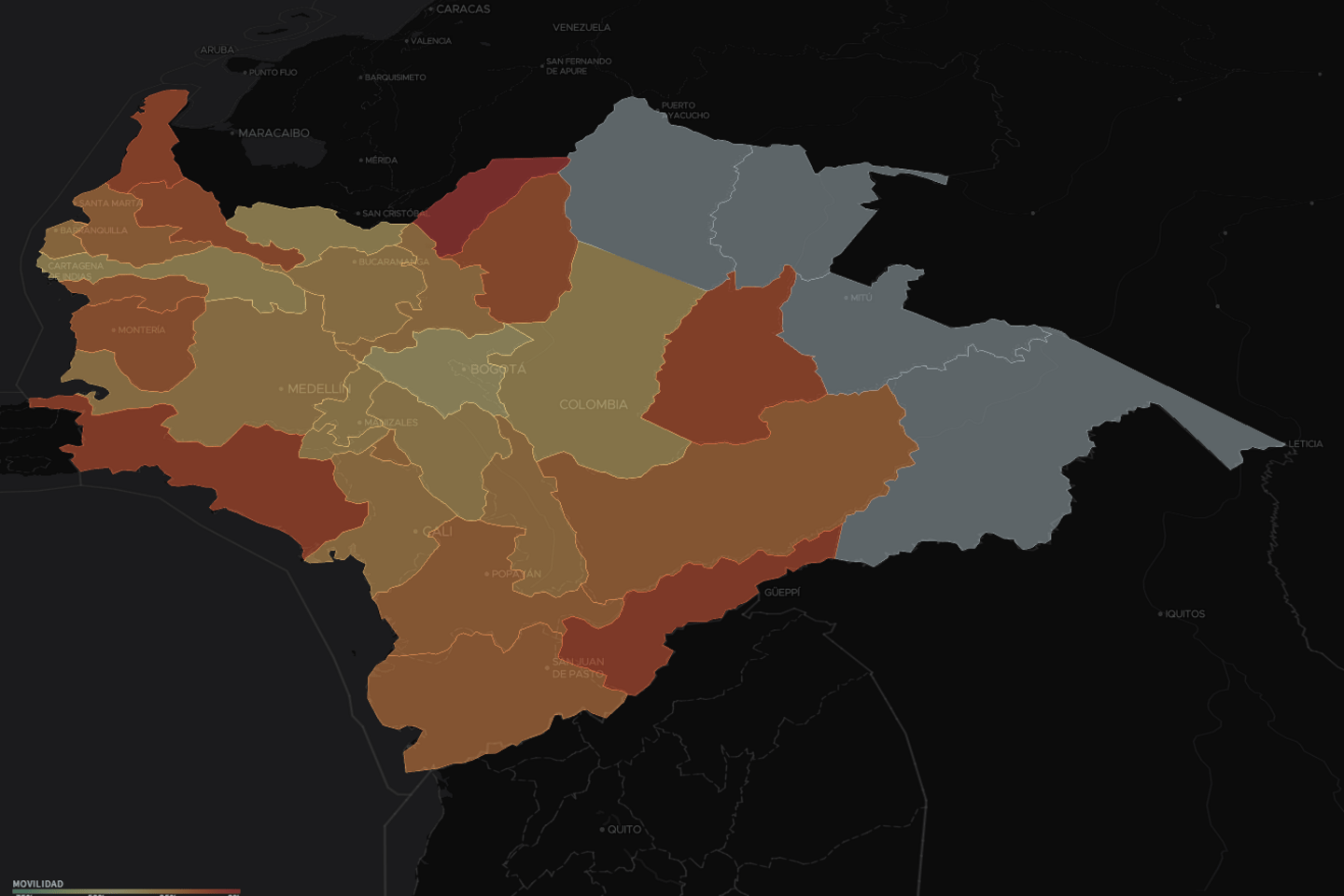 Portada - Mapa Movilidad Personas covid-19 coronavirus datos georreferenciados cuarentena
