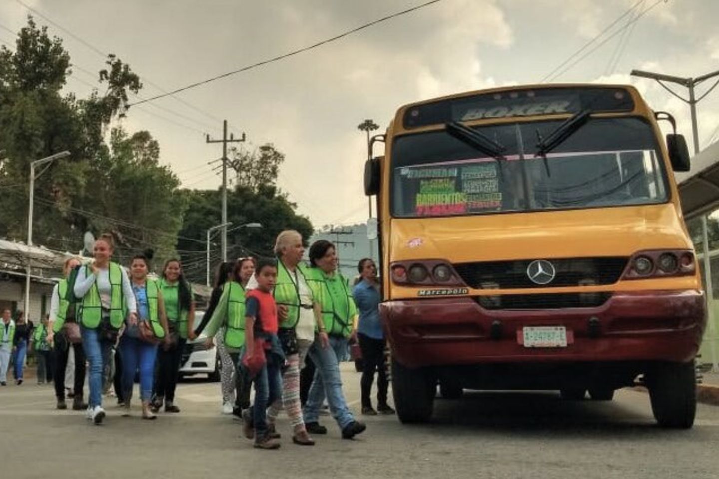 mujeres transporte publico
