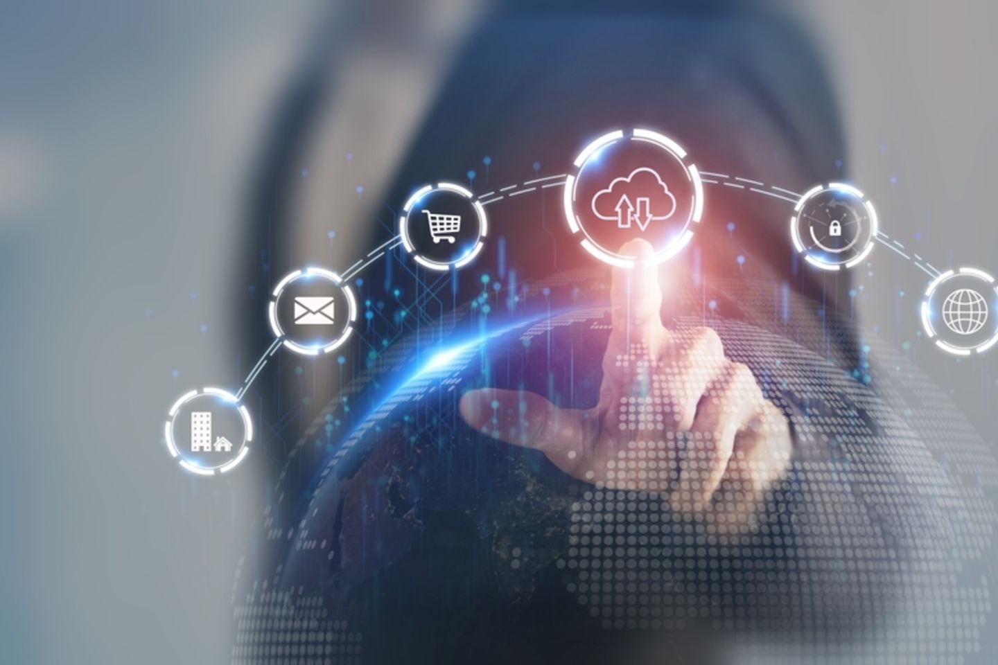 Cloud,Computing,For,Digital,Transformation.,Heavy,Computing,Power,,Storage,,And