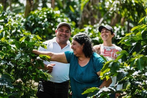 Familia recogiendo frutos en el campo. Agricultura y Desarrollo Rural - Banco Interamericano de Desarrollo - BID