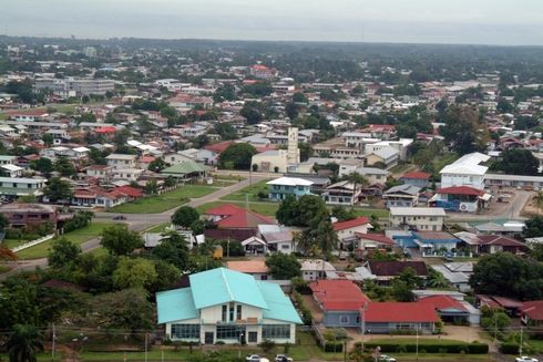 Vista panorámica de Paranimbo. Surinam - Banco Interamericano de Desarrollo - BID 