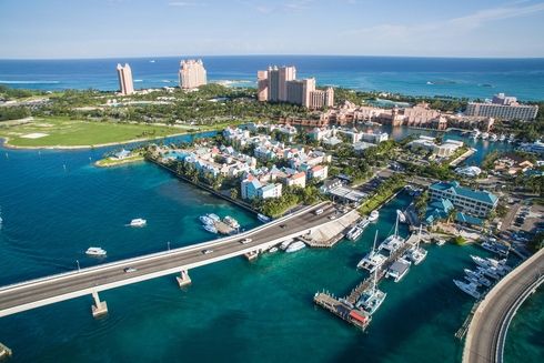 Vista panorámica de Paradise Island. Bahamas - Banco Interamericano de Desarrollo - BID 