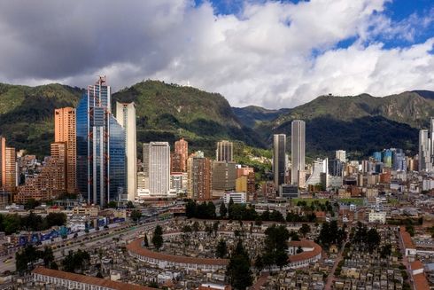 Vista panorámica del norte de Bogotá. Colombia - Banco Interamericano de Desarrollo - BID 